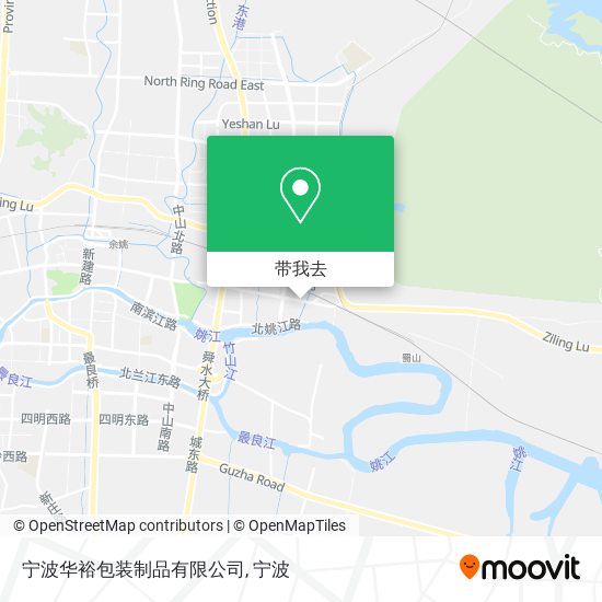 宁波华裕包装制品有限公司地图