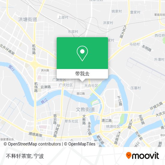 不释轩茶室地图