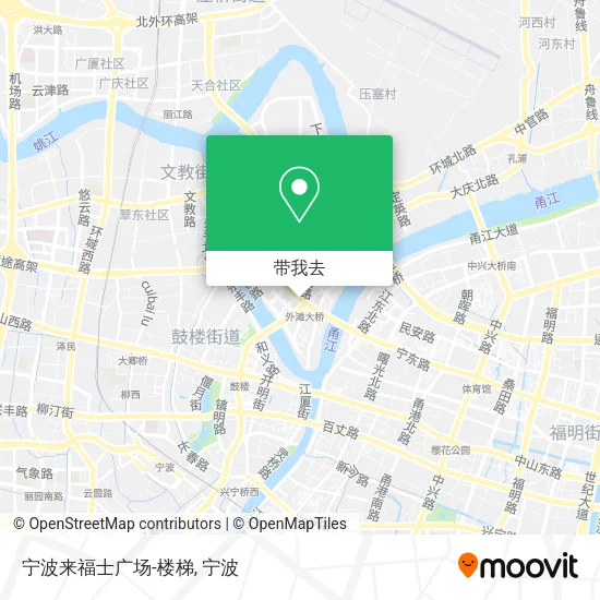 宁波来福士广场-楼梯地图