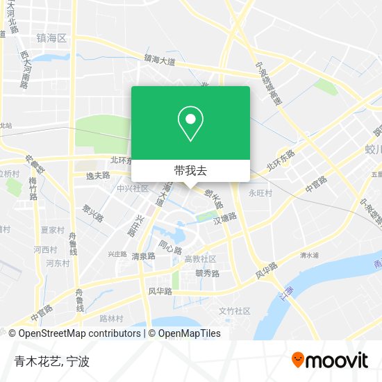 青木花艺地图