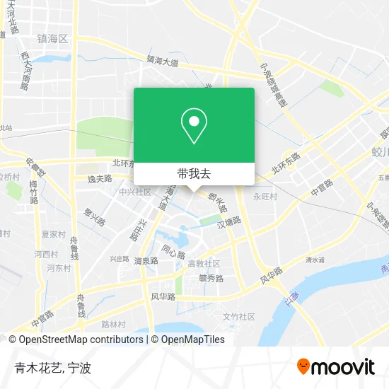 青木花艺地图