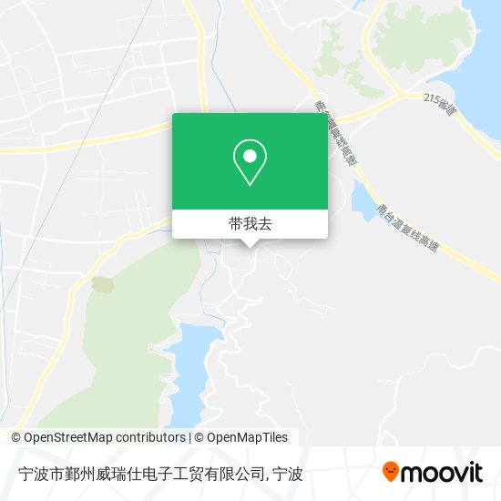 宁波市鄞州威瑞仕电子工贸有限公司地图