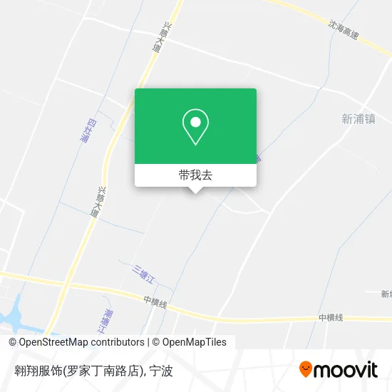 翱翔服饰(罗家丁南路店)地图