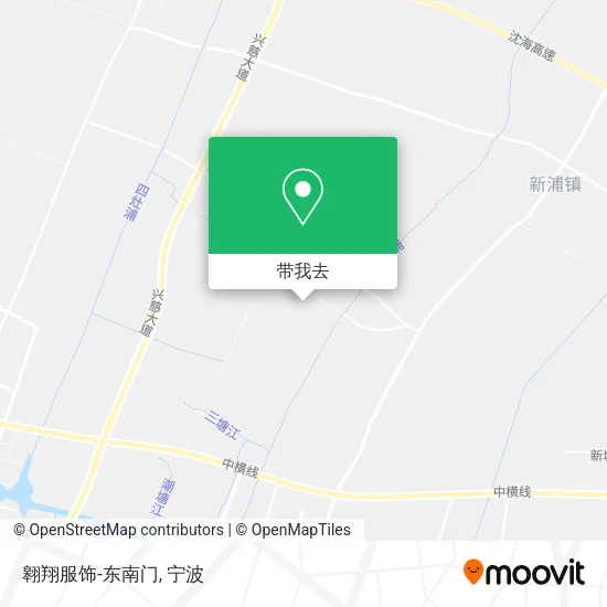 翱翔服饰-东南门地图