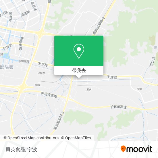 甬英食品地图