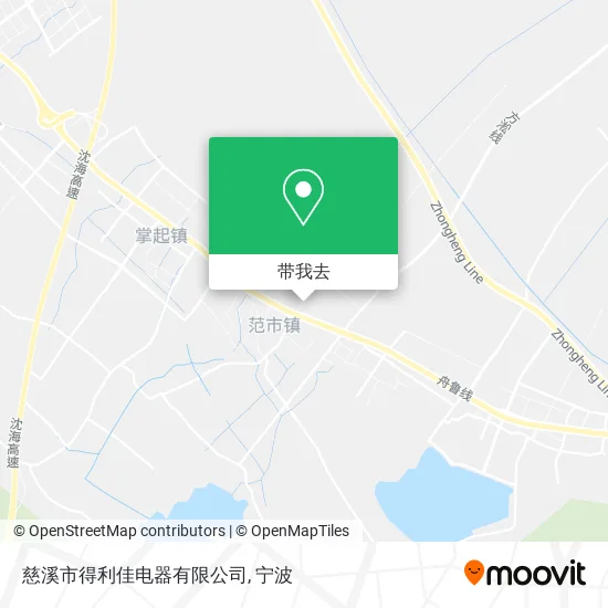 慈溪市得利佳电器有限公司地图