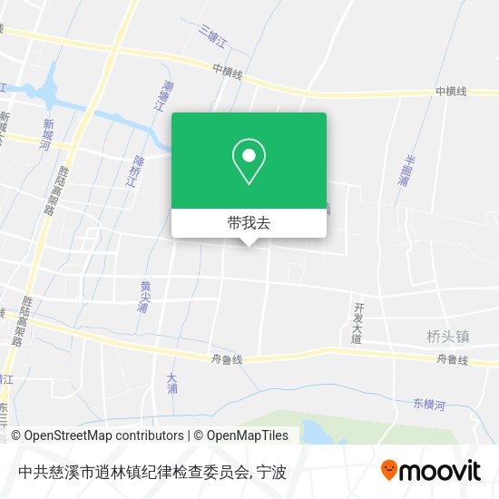中共慈溪市逍林镇纪律检查委员会地图