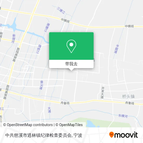 中共慈溪市逍林镇纪律检查委员会地图