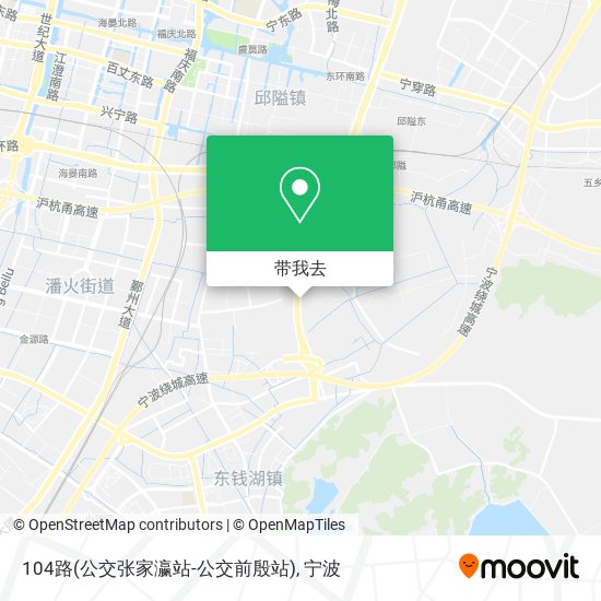 104路(公交张家瀛站-公交前殷站)地图