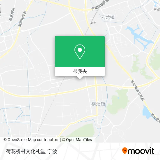 荷花桥村文化礼堂地图