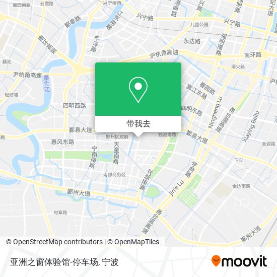 亚洲之窗体验馆-停车场地图