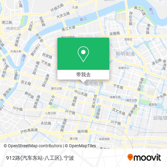 912路(汽车东站-八工区)地图