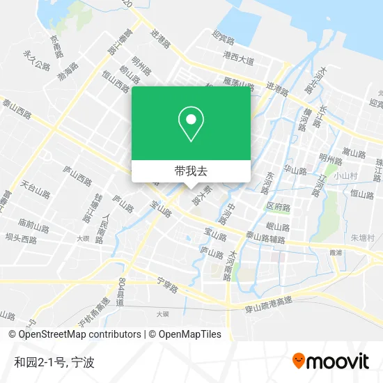 和园2-1号地图