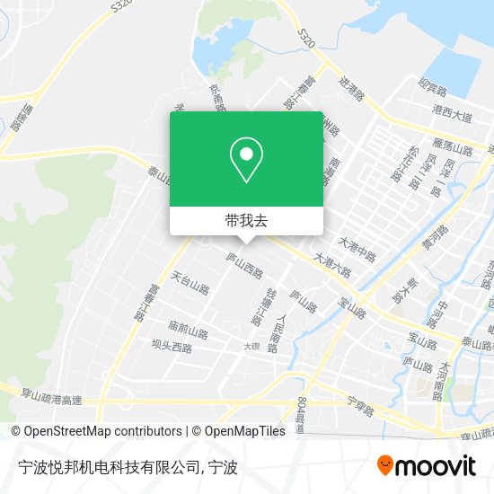 宁波悦邦机电科技有限公司地图