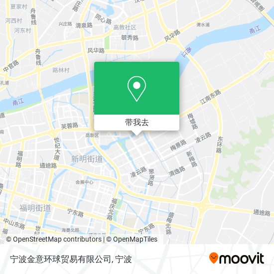 宁波金意环球贸易有限公司地图