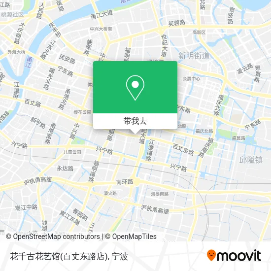 花千古花艺馆(百丈东路店)地图