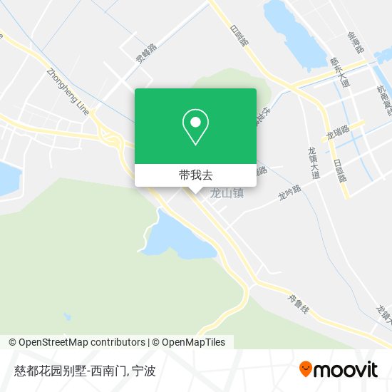 慈都花园别墅-西南门地图