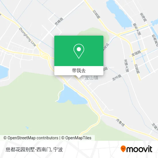 慈都花园别墅-西南门地图