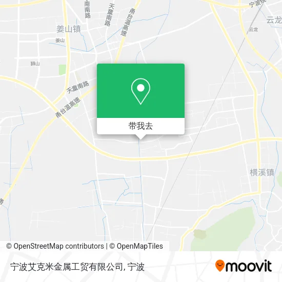 宁波艾克米金属工贸有限公司地图