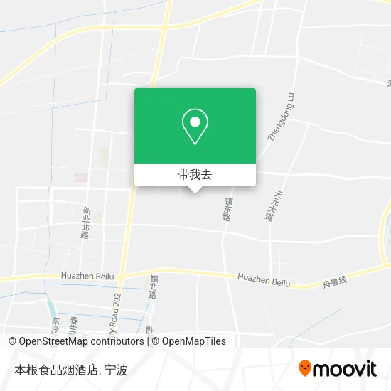本根食品烟酒店地图