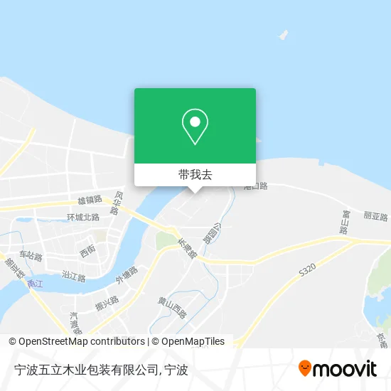 宁波五立木业包装有限公司地图