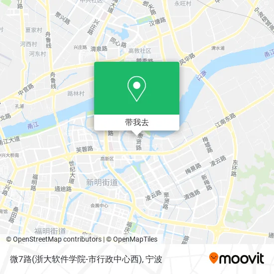微7路(浙大软件学院-市行政中心西)地图