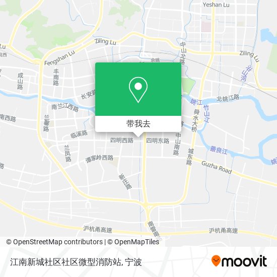 江南新城社区社区微型消防站地图
