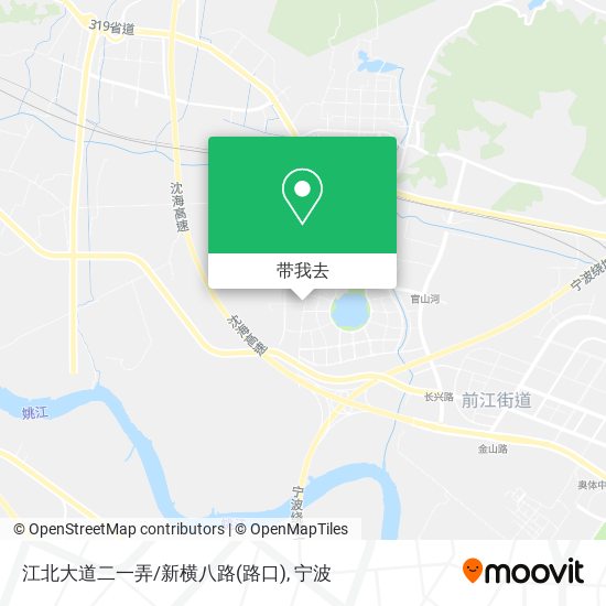 江北大道二一弄/新横八路(路口)地图