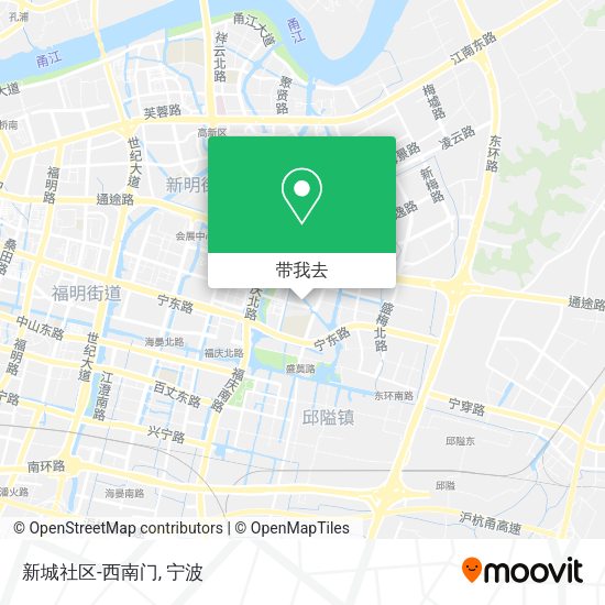 新城社区-西南门地图