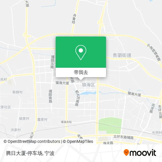 腾日大厦-停车场地图