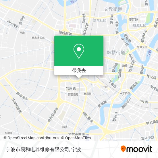 宁波市易和电器维修有限公司地图