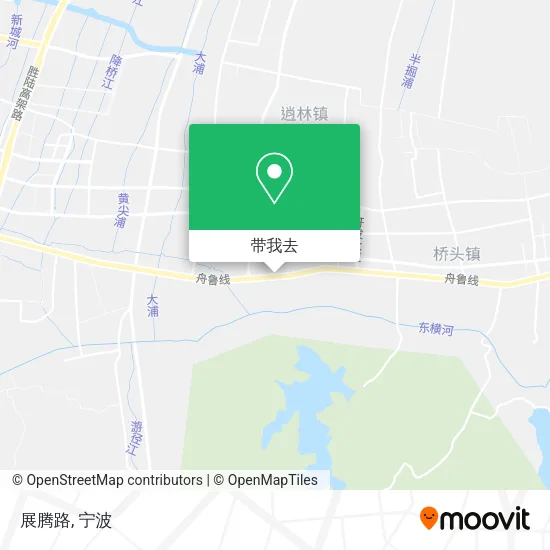 展腾路地图