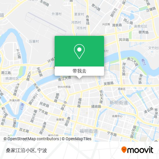 桑家江沿小区地图