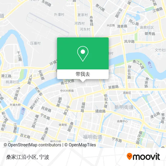 桑家江沿小区地图