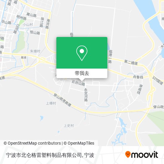 宁波市北仑格雷塑料制品有限公司地图