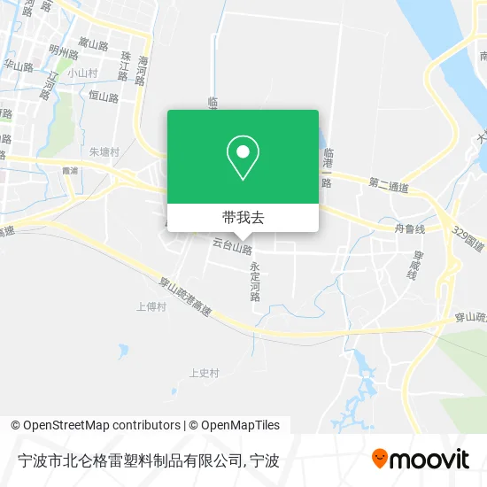 宁波市北仑格雷塑料制品有限公司地图