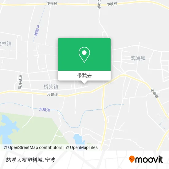 慈溪大桥塑料城地图