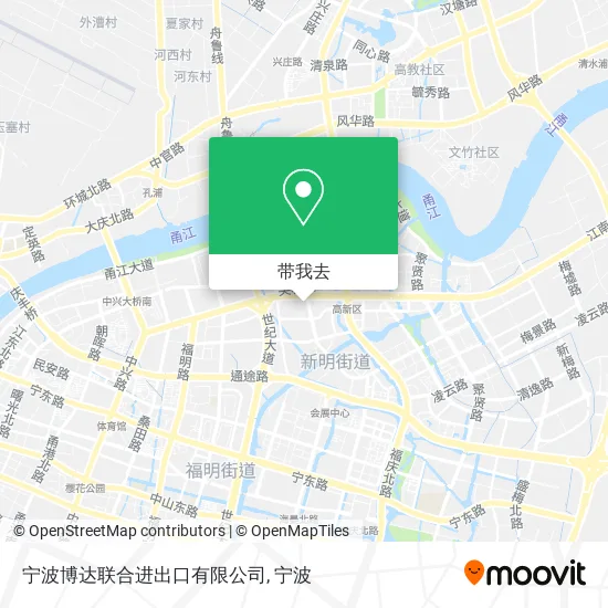 宁波博达联合进出口有限公司地图