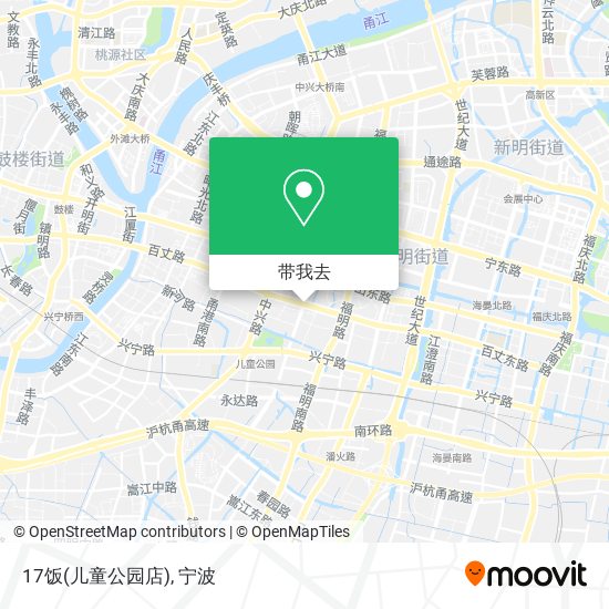 17饭(儿童公园店)地图