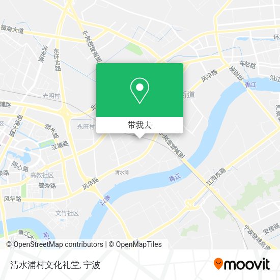 清水浦村文化礼堂地图