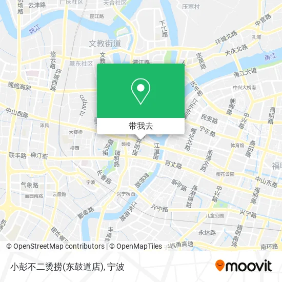 小彭不二烫捞(东鼓道店)地图