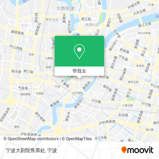宁波大剧院售票处地图