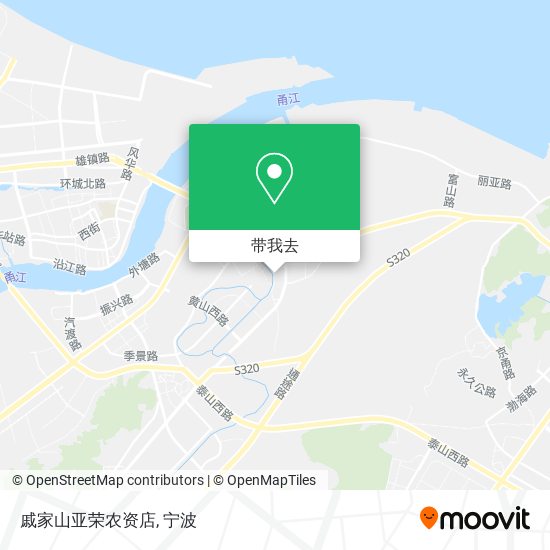 戚家山亚荣农资店地图