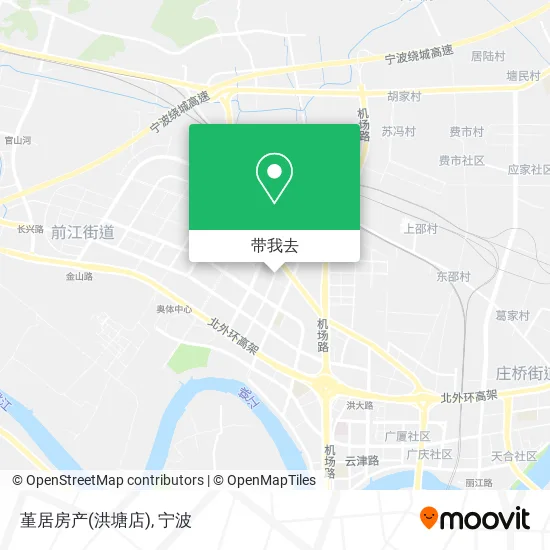 堇居房产(洪塘店)地图