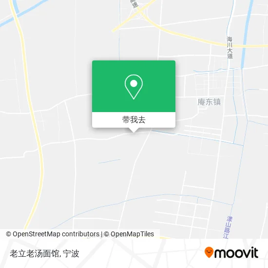 老立老汤面馆地图
