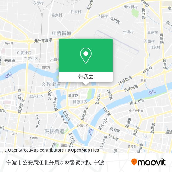 宁波市公安局江北分局森林警察大队地图