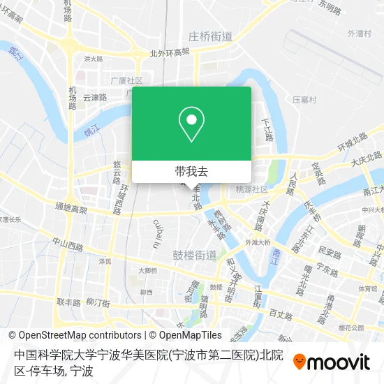中国科学院大学宁波华美医院(宁波市第二医院)北院区-停车场地图