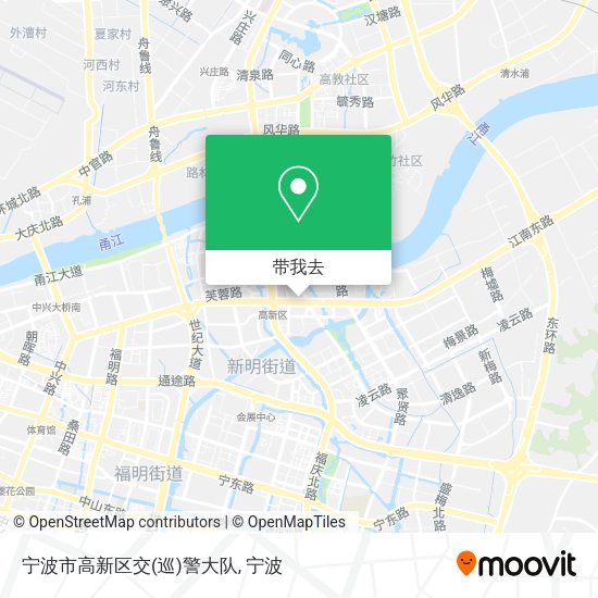 宁波市高新区交(巡)警大队地图