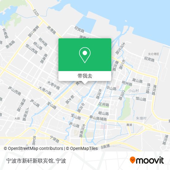 宁波市新矸新联宾馆地图
