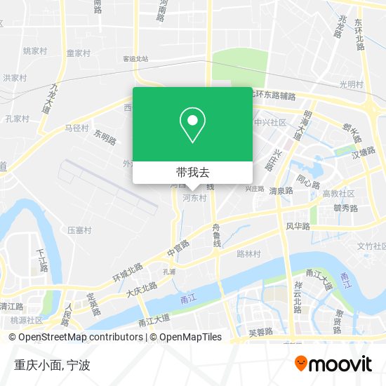 重庆小面地图